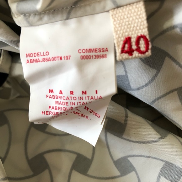 Marni Black/White Textured Dress Sz 40/4 US - Picture 12 of 12